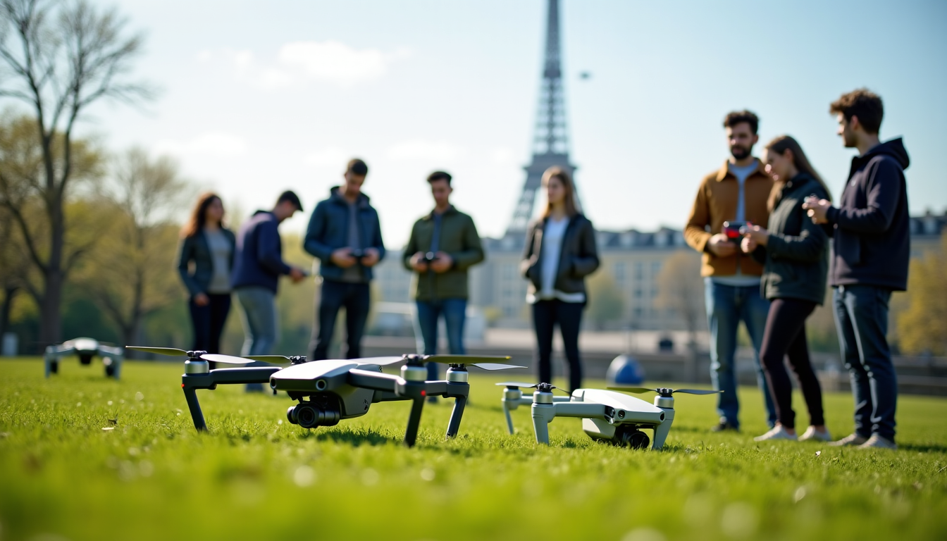 formation professionnelle drone drony region parisienne