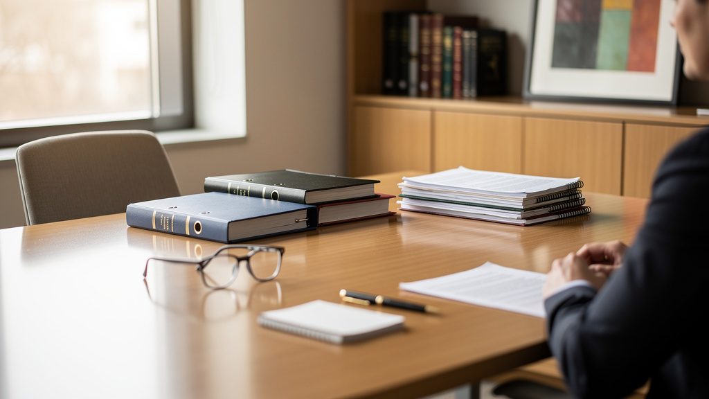 Conseiller juridique et salarié en entretien