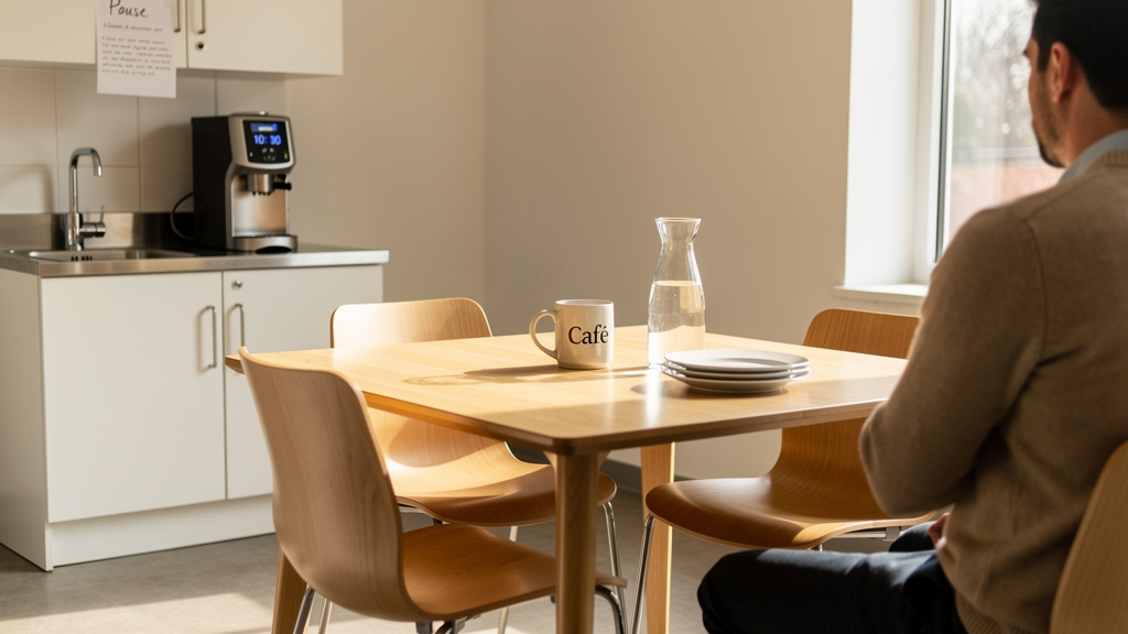 Petite salle de pause en entreprise : comment l’aménager sans se ruiner ?