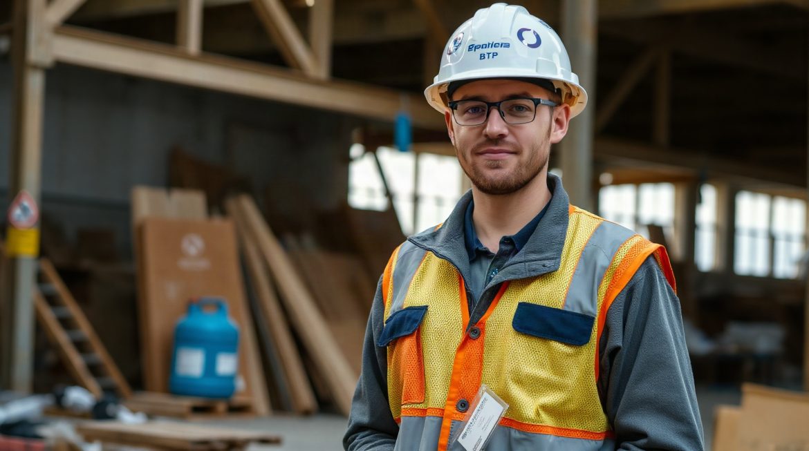 Agent de maîtrise BTP sur chantier