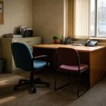 Conseiller d'agence d'intérim remettant un document à un intérimaire